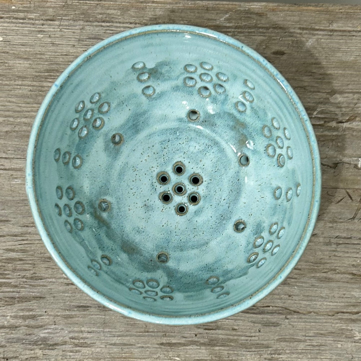 Coastal Teal Berry Bowl