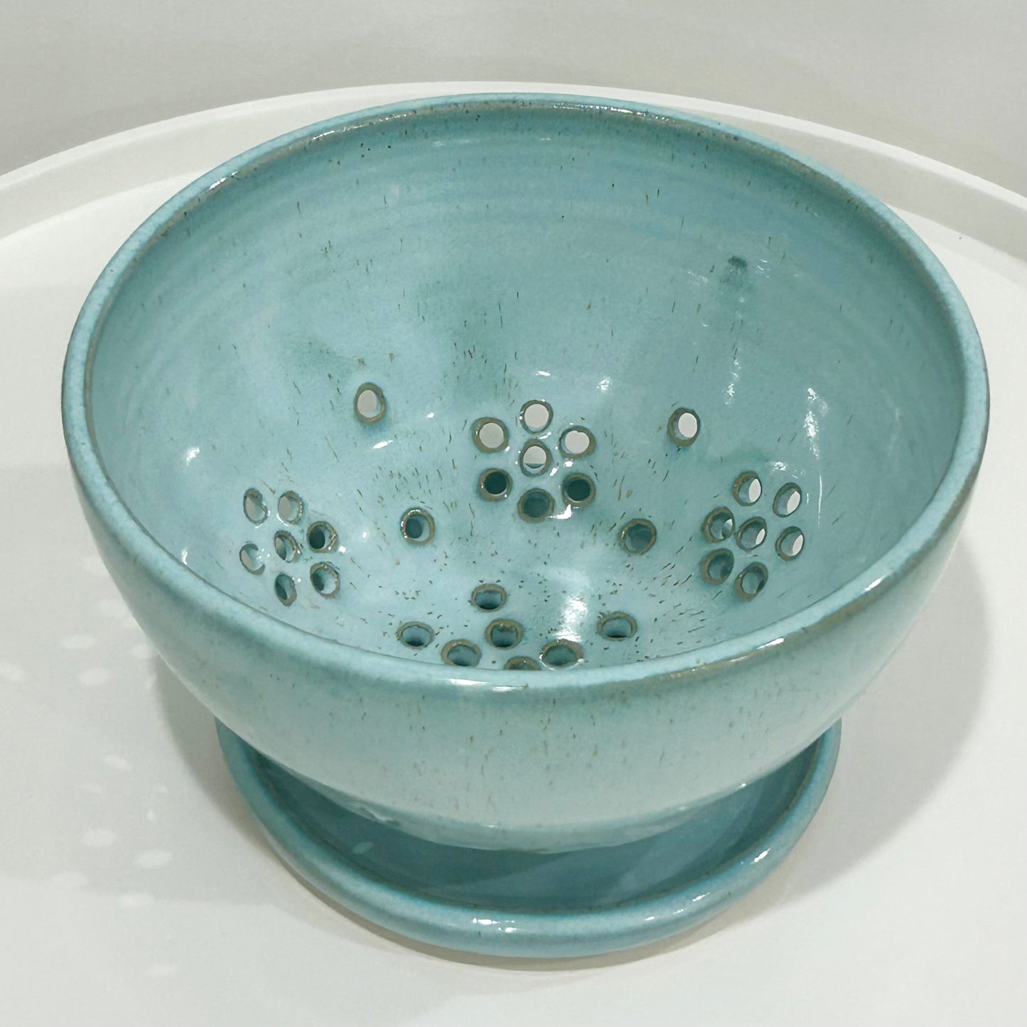 Coastal Teal Berry Bowl