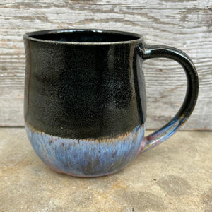 Black Sparkle/Color Block Belly Mug (Second)