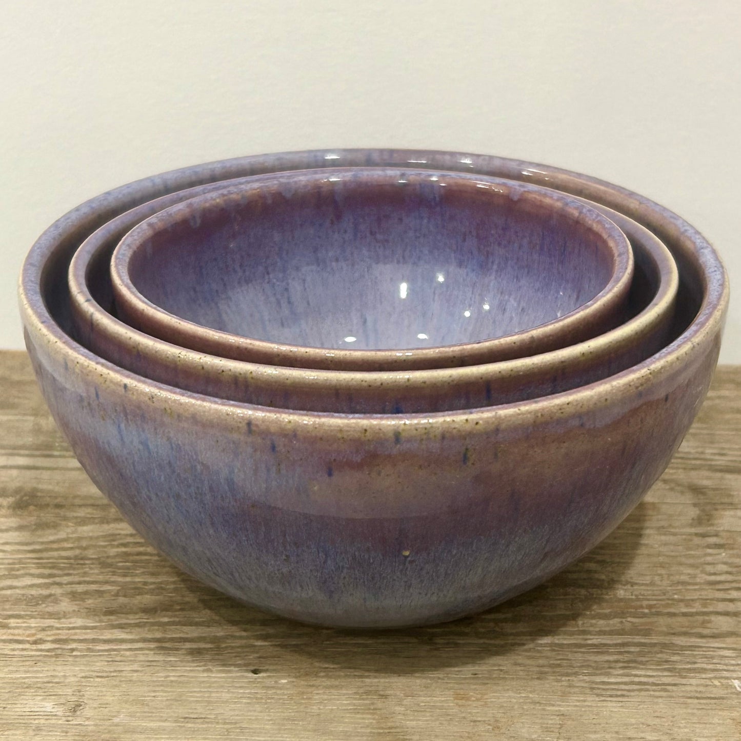 Aubergine Flux Nesting Bowl Trio