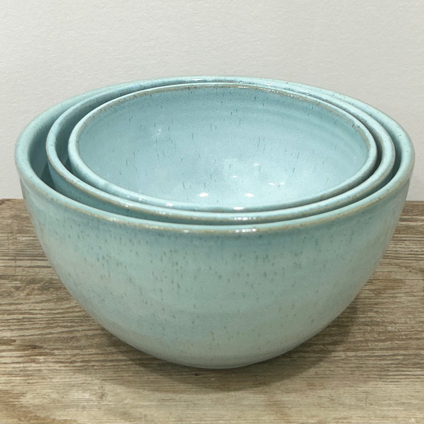 Coastal Teal Nesting Bowl Trio