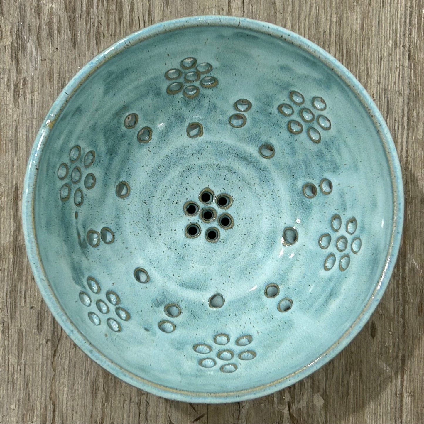 Coastal Teal Berry Bowl