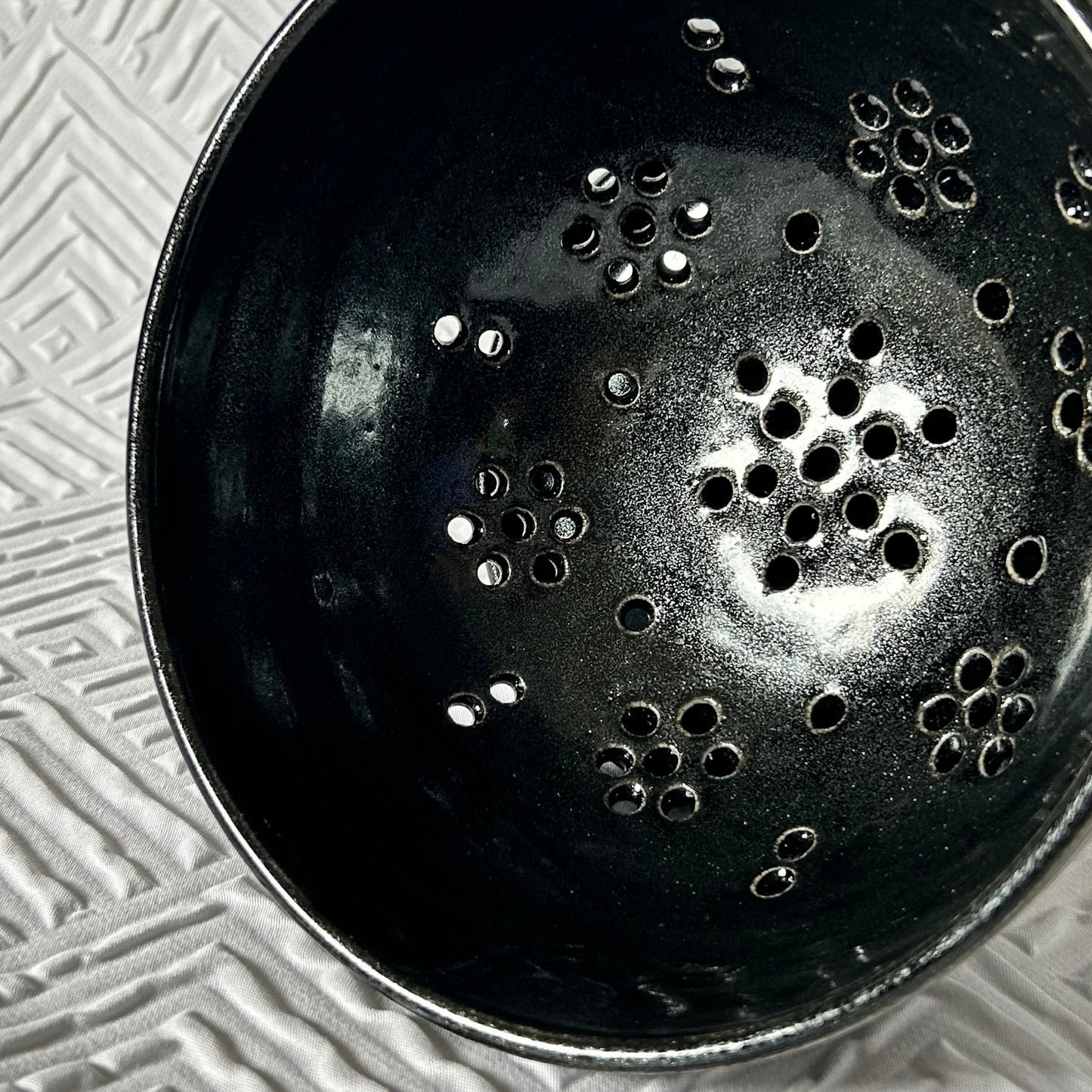 Black Sparkle Berry Bowl