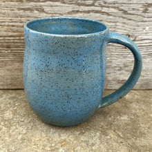 Load image into Gallery viewer, Blue Speckle Belly Mug