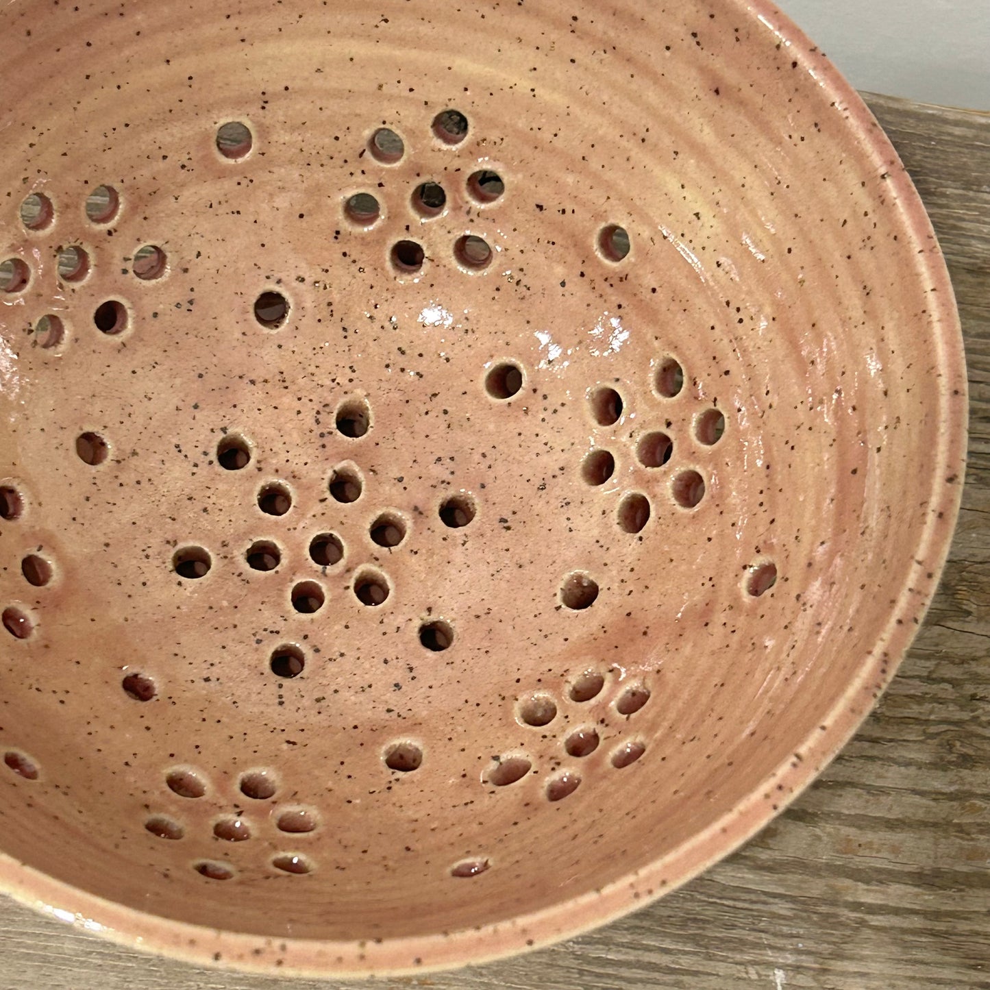 Speckled Petal Pink Berry Bowl