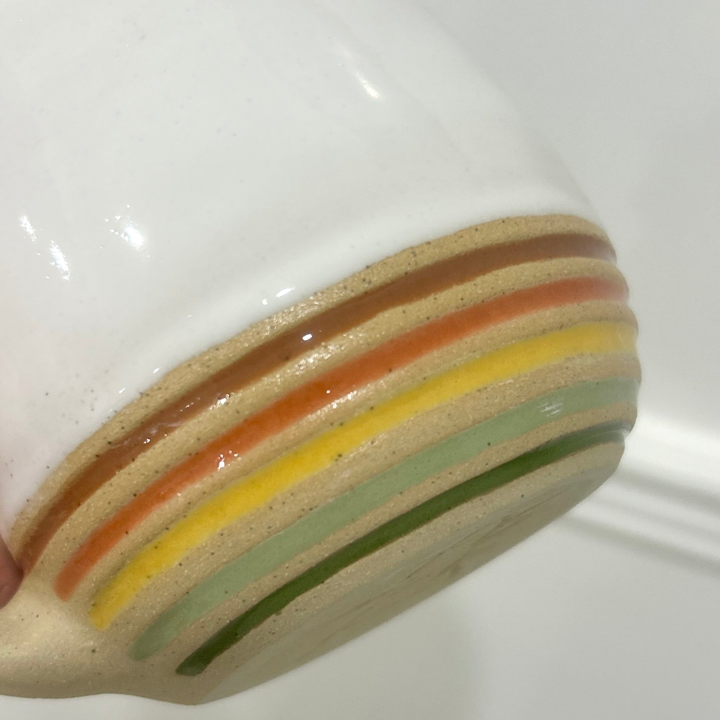 Vintage Texture Stripe Mug