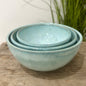 Coastal Teal Nesting Bowl Trio