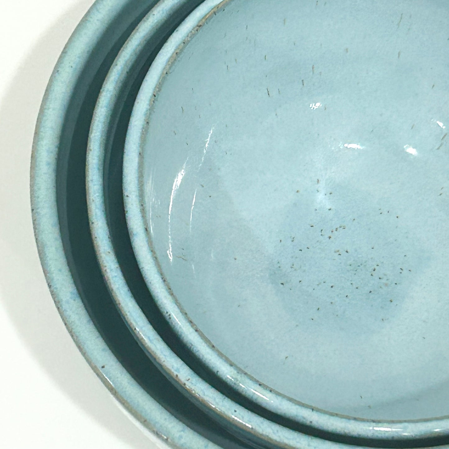 Coastal Teal Nesting Bowl Trio