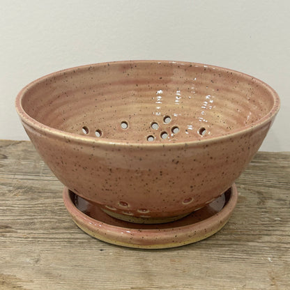 Speckled Petal Pink Berry Bowl