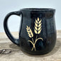 Black Sparkle Wheat Mug
