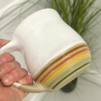 Vintage Texture Stripe Mug