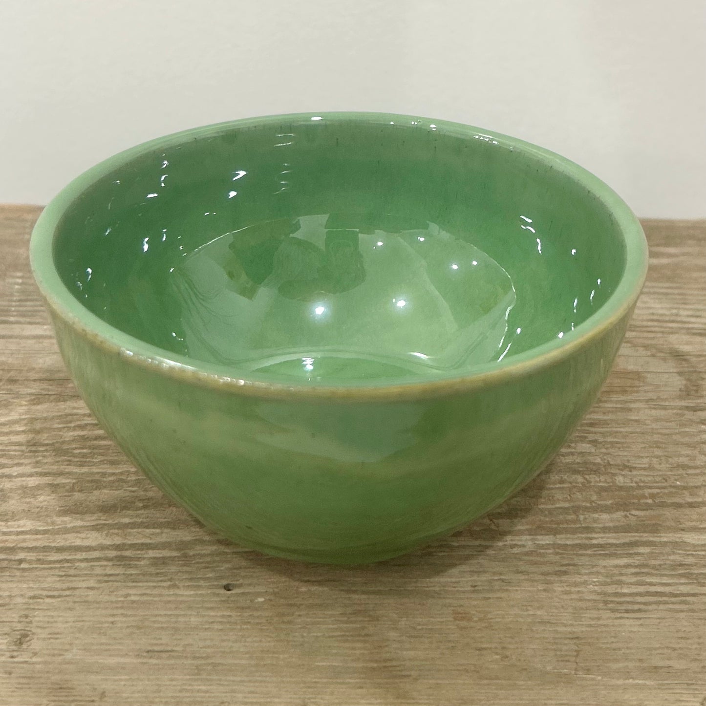 Sea Glass Green Dessert Bowl