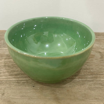 Sea Glass Green Dessert Bowl