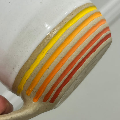 Texture Stripe Autumn Mug
