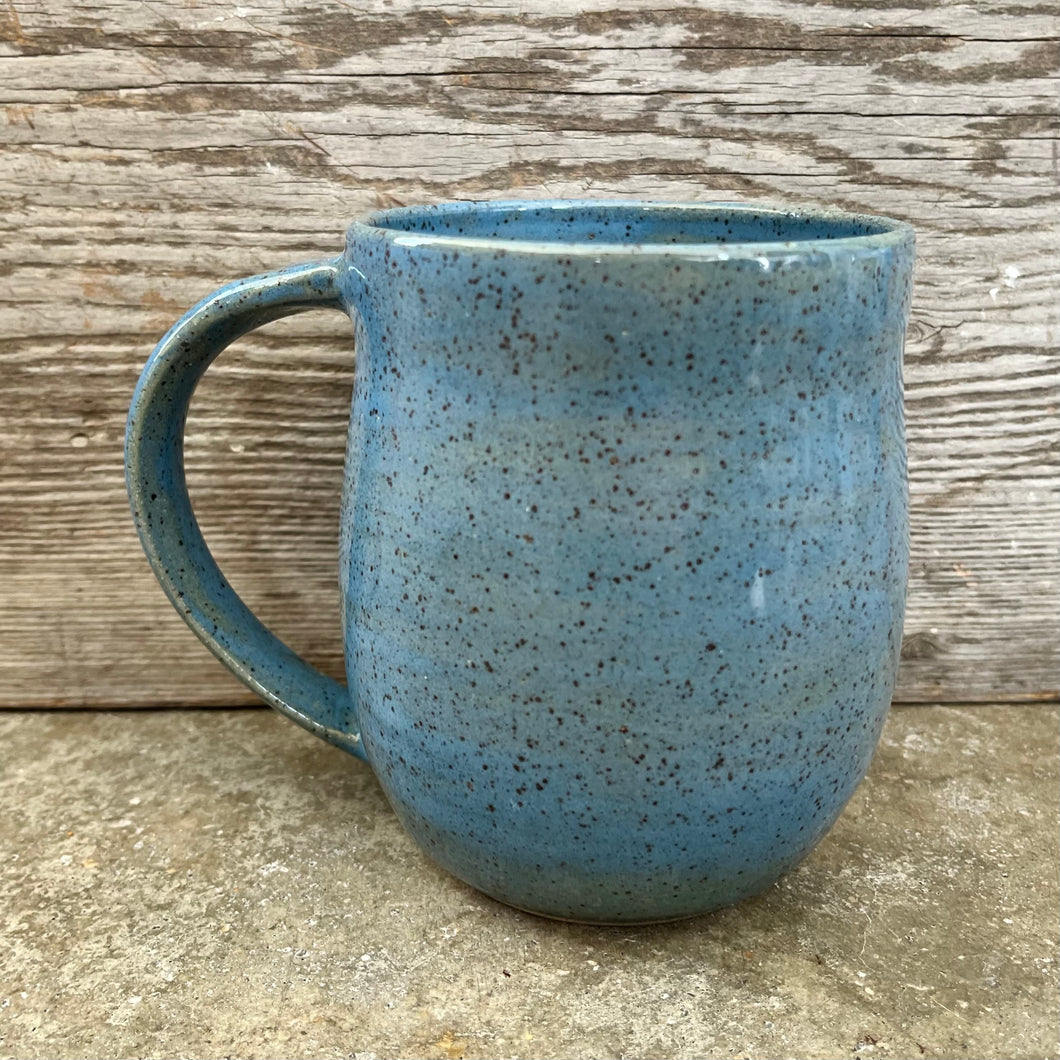 Blue Speckle Belly Mug