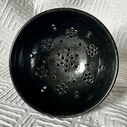 Black Sparkle Berry Bowl