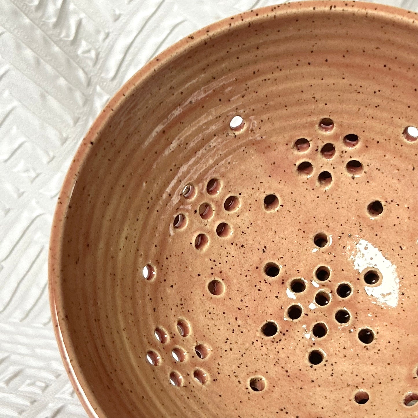 Speckled Petal Pink Berry Bowl