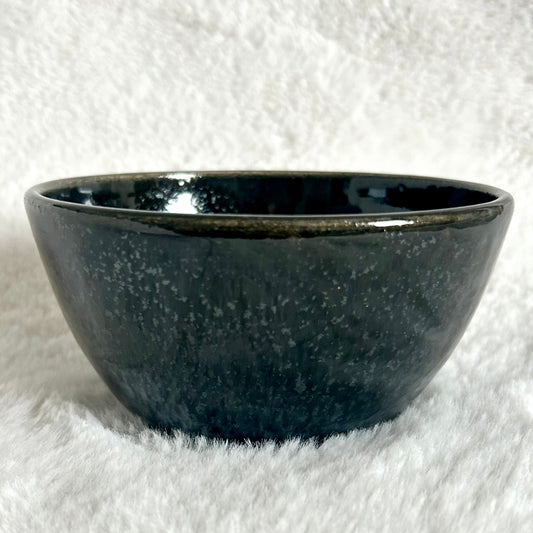 Black Sparkle Soup Bowl
