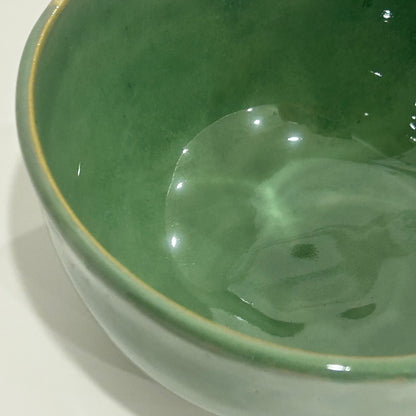 Sea Glass Green Dessert Bowl
