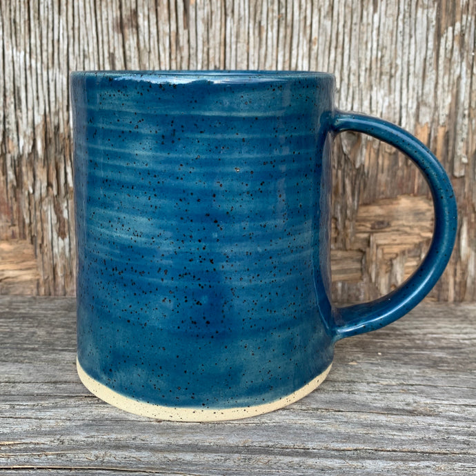 Sea Blue Speckled Mug