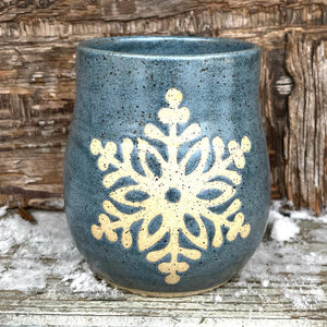 Snowflake Oribe Dimpled Tumbler
