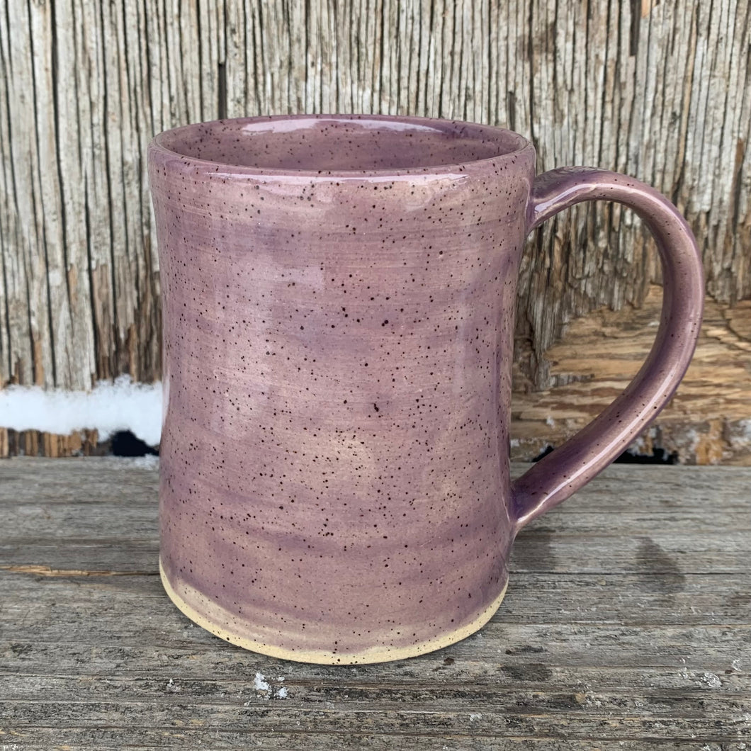 Lavender Mug on Speckled Clay