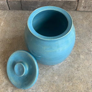 Blue/Green Sugar Pot